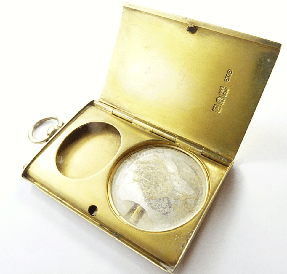 Edwardian Silver Compact Case