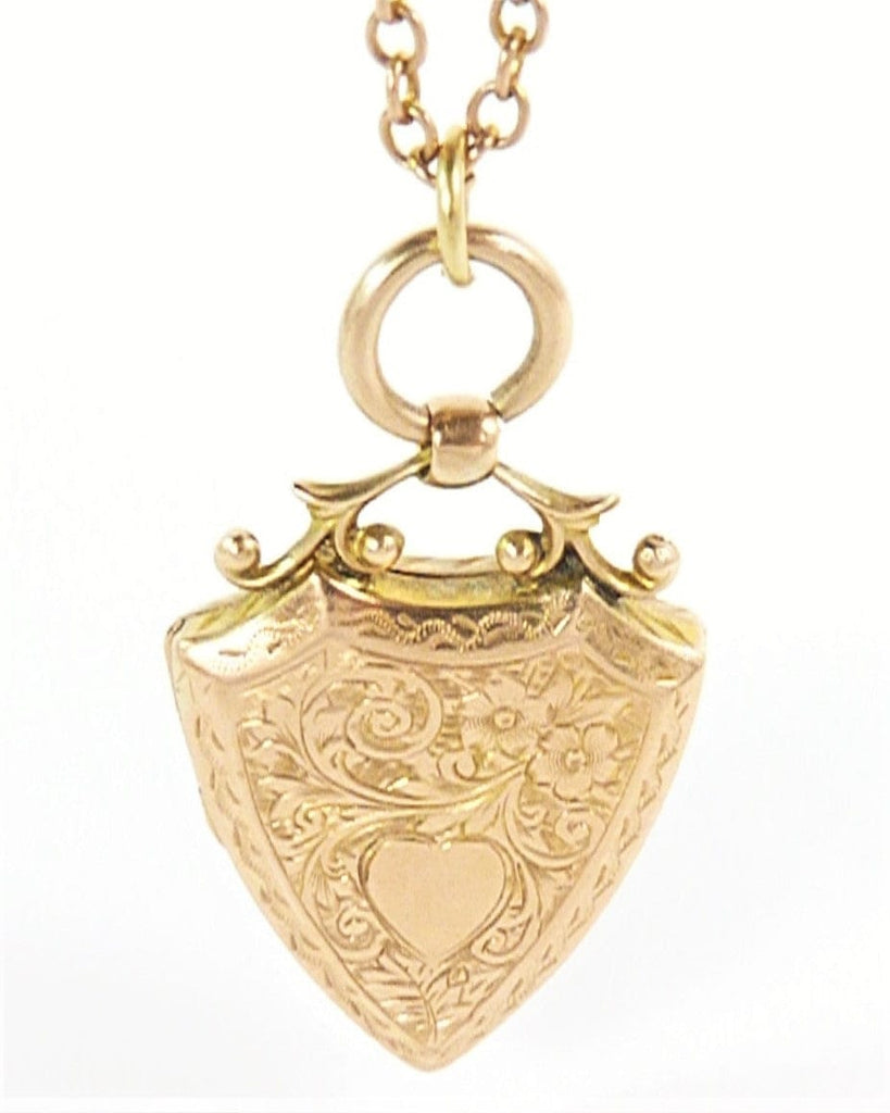 Exceptionally Fine Hallmarked Gold Locket Necklace
