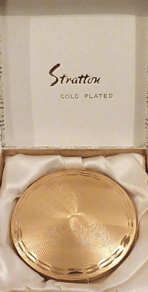 Gold Plated Stratton Compact