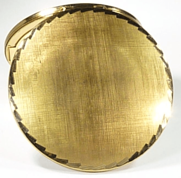 Gold Plated Compact Mirror