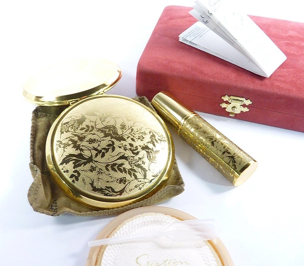 Gold Plated Stratton Compact Set