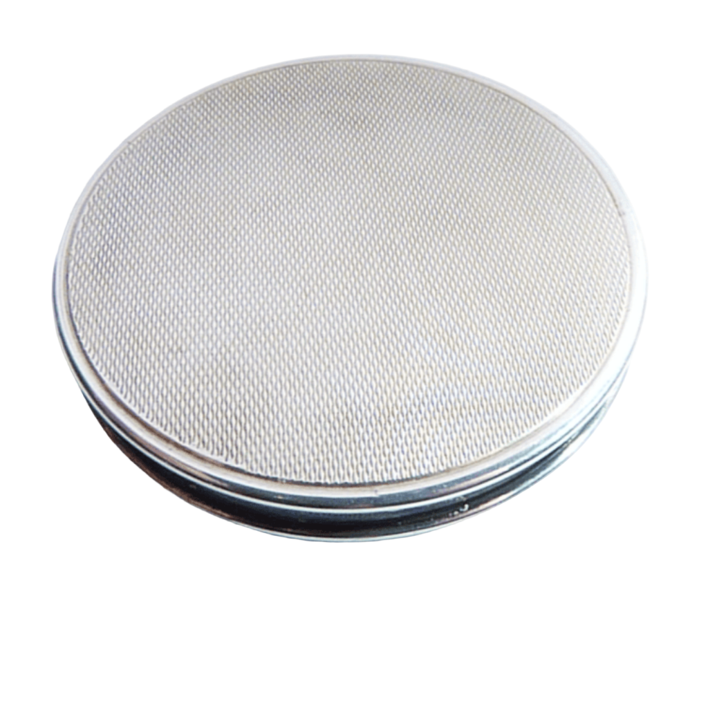 Hallmarked Silver Powder Compact
