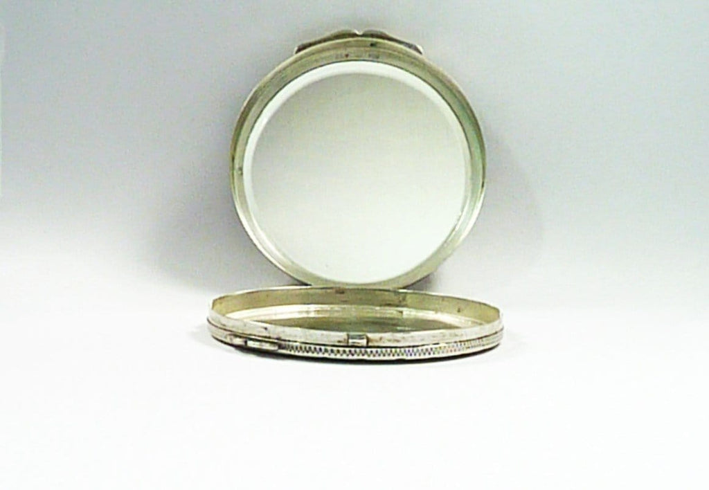Hallmarked Silver Powder Compact For Max Factor Creme Puff