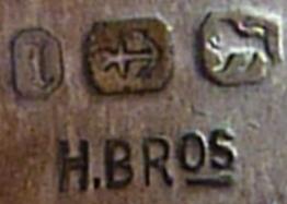 Hallmarked H. Bros Victorian Silver Bangle