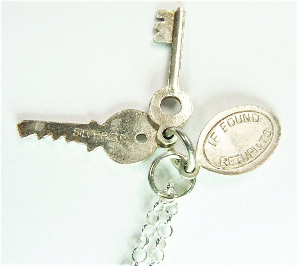House Keys Silver Lucky Charm
