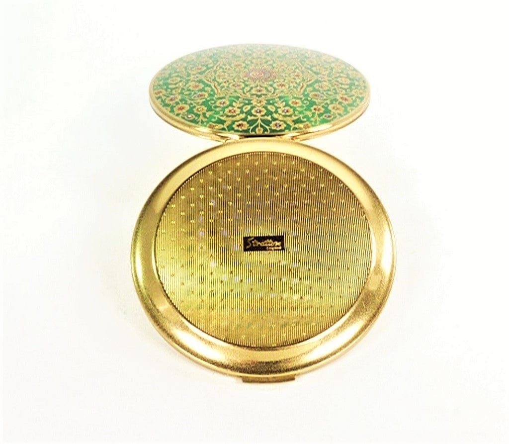 Large Round Flapjack Type Compact Mirror