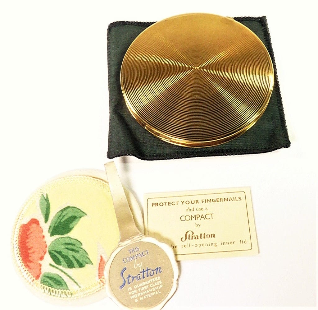 Late 1940s Stratton Loose Foundation Compact Mirror