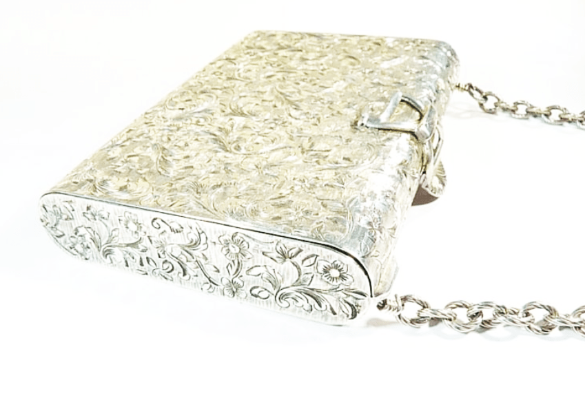 Luxury Silver Bridal Clutch