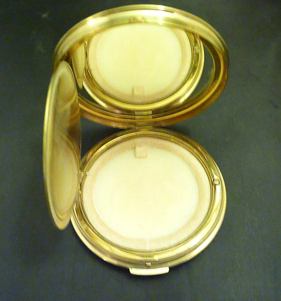 1950s vintage Stratton " Scone " powder compact compact mirror pocket mirror hand mirror Stratton enamel bird vintage compact - The Vintage Compact Shop