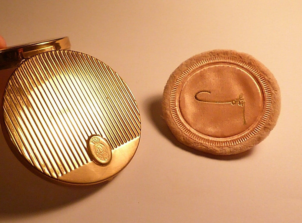 1950s Coty vintage powder compact book piece compact bridesmaids gifts pocket mirrors - The Vintage Compact Shop