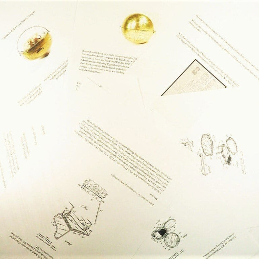 Pygmalion Globe Map Of The World Compact Mirror 1950s – The Vintage ...