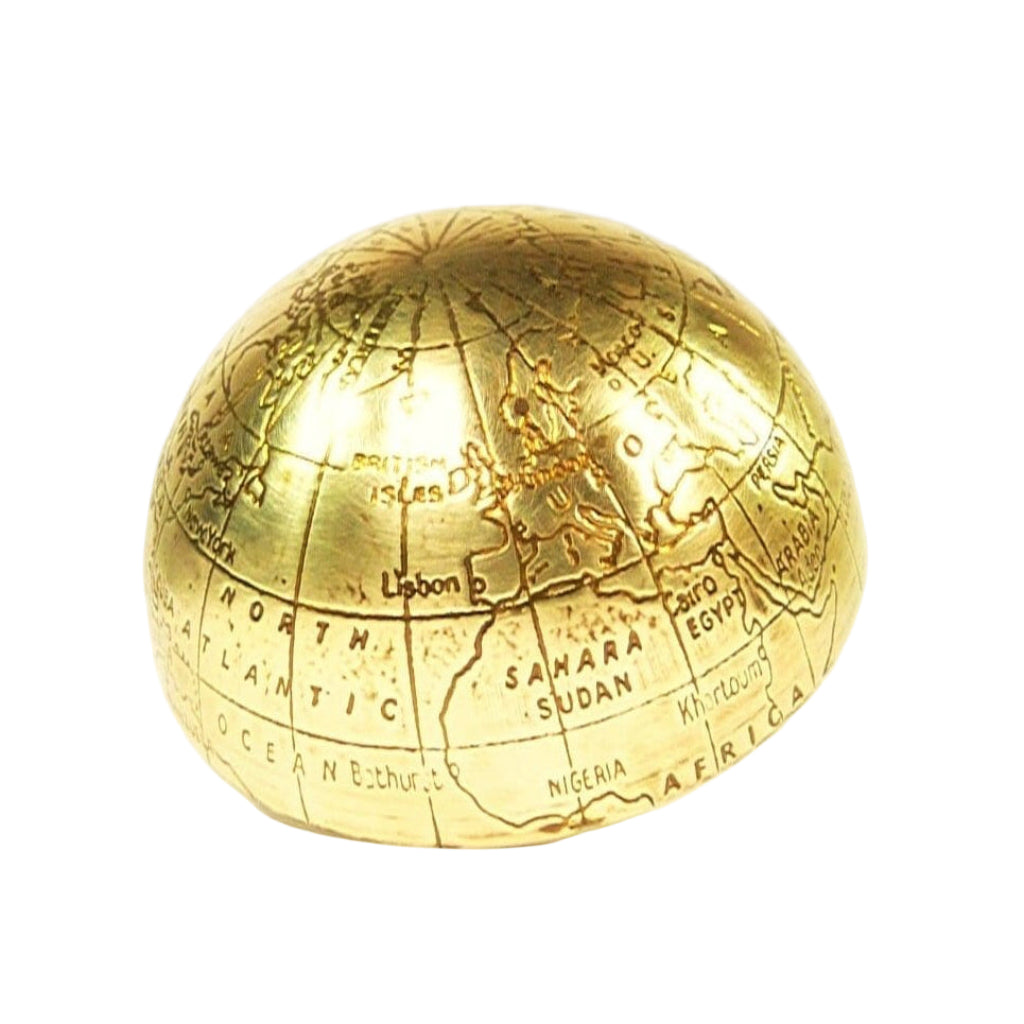 Pygmalion Globe Map Of The World Compact Mirror 1950s – The Vintage ...