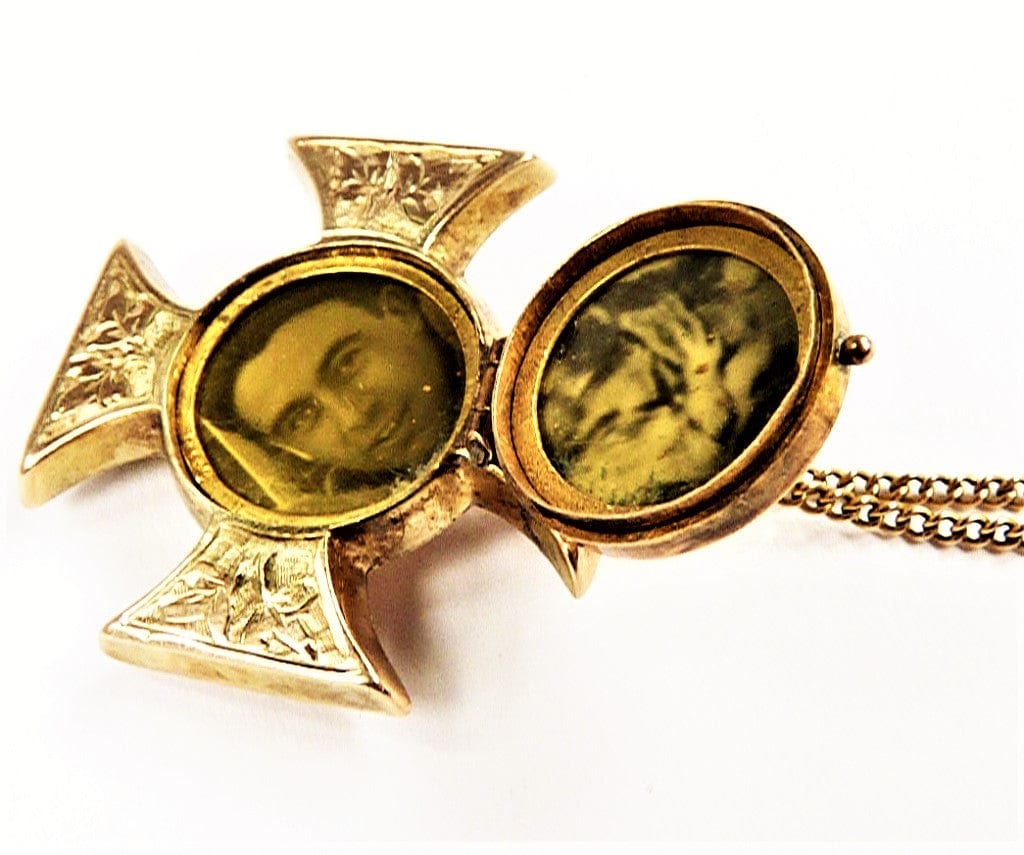 Rare Solid Gold Antique Locket Necklace