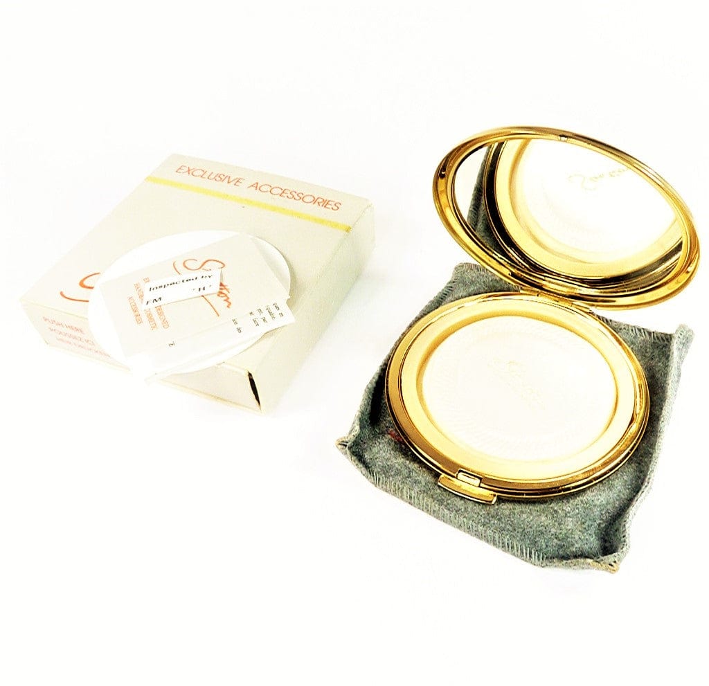 Refillable Vintage Compact Mirror For Rimmel Natural Bronzer