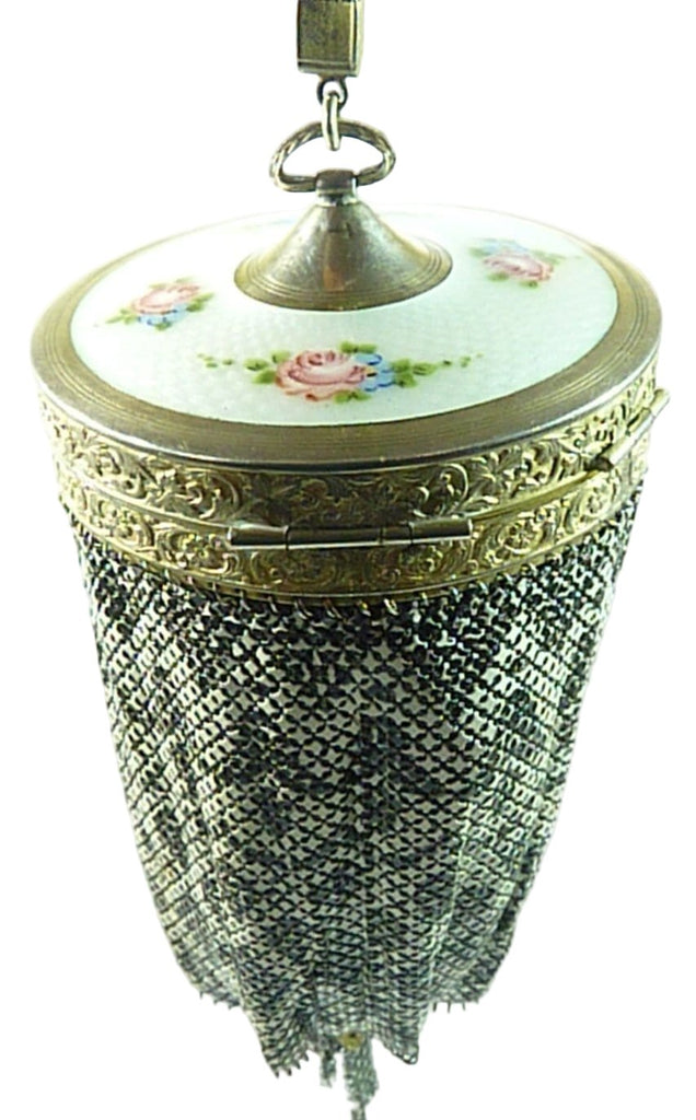 Ripley & Gowan Guilloche Enamel Antique Purse