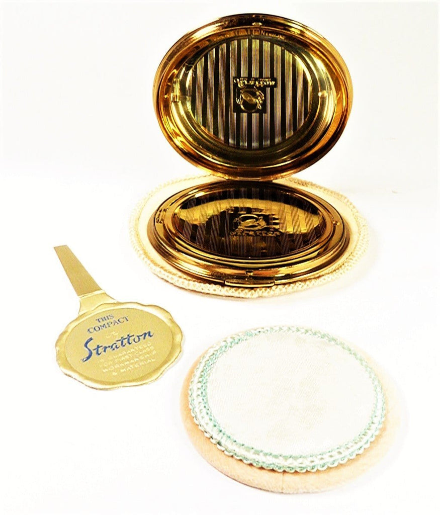 Signed Stratton Brand Compact Mirror