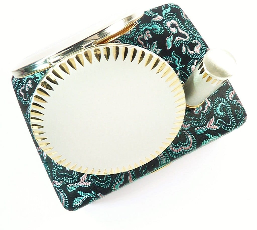 Silver And Gold Plated Stratton Lipstick And Compact Set