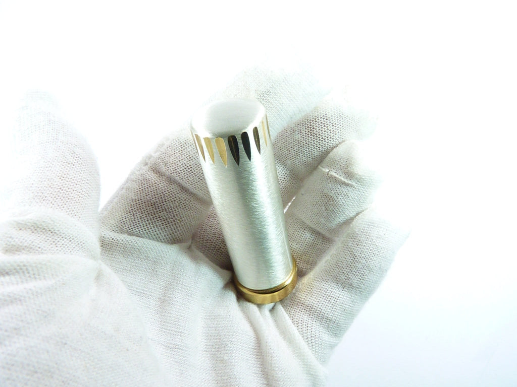 Silver Gold Plated Lipstick Holder