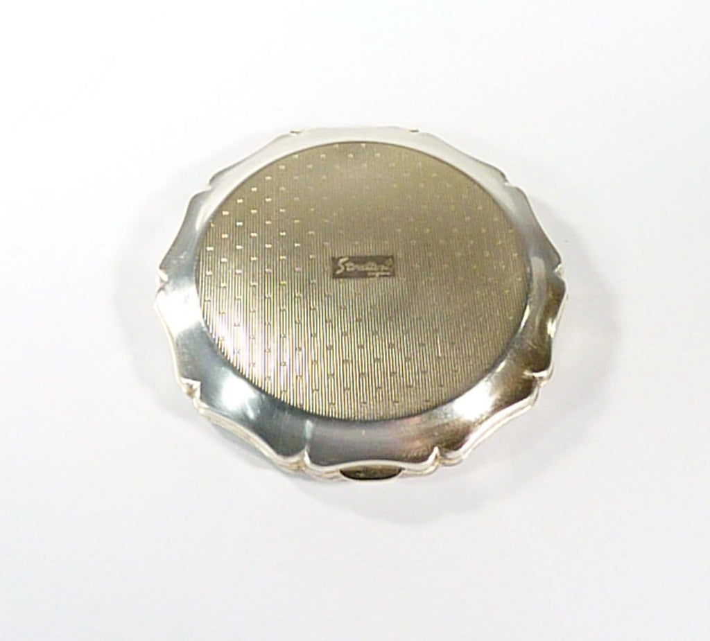 Silver Plated Stratton Powder Compact