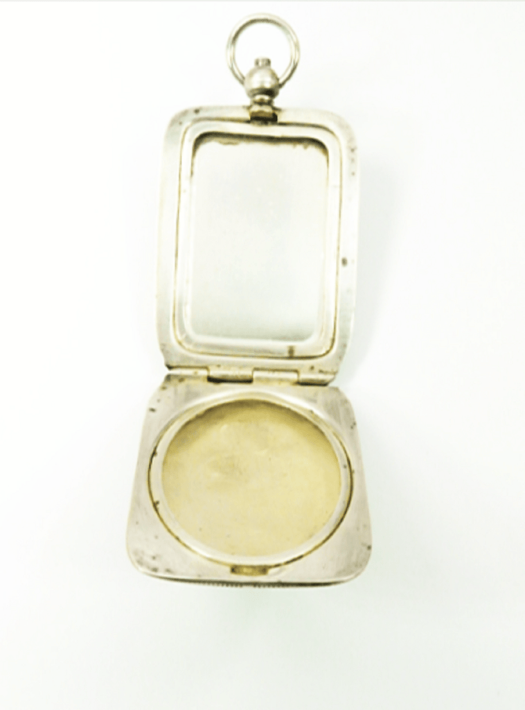 Hallmarked Silver Ladies Pocket Mirror