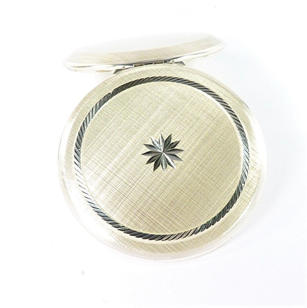 Solid Silver Compact Mirror For Rimmel Foundation
