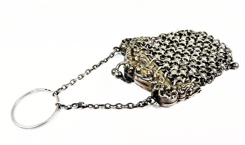Antique R.Blackinton & Co Sterling Silver Mesh Purse / Handbag - jewelry -  by owner - sale - craigslist