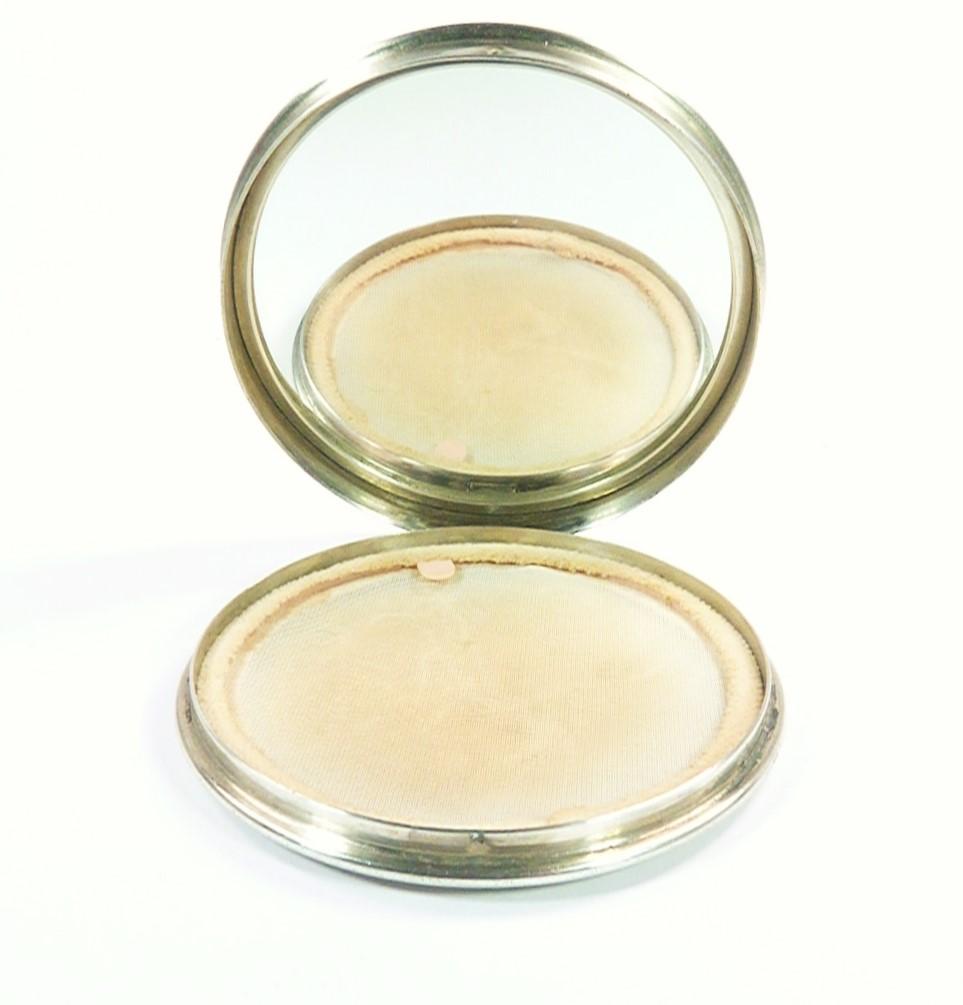 Sterling Silver Makeup Compact For Max Factor Foundation
