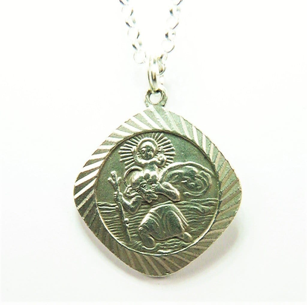 Sterling Silver St Christopher Charm