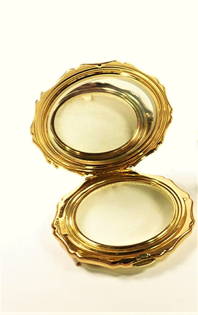 Lovely Golden Unused Stratton Compact Mirror 