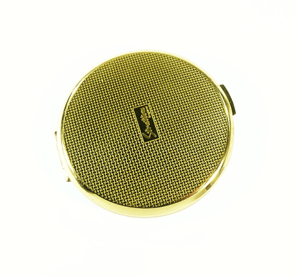 Stratton Compact Mirror Gold Design