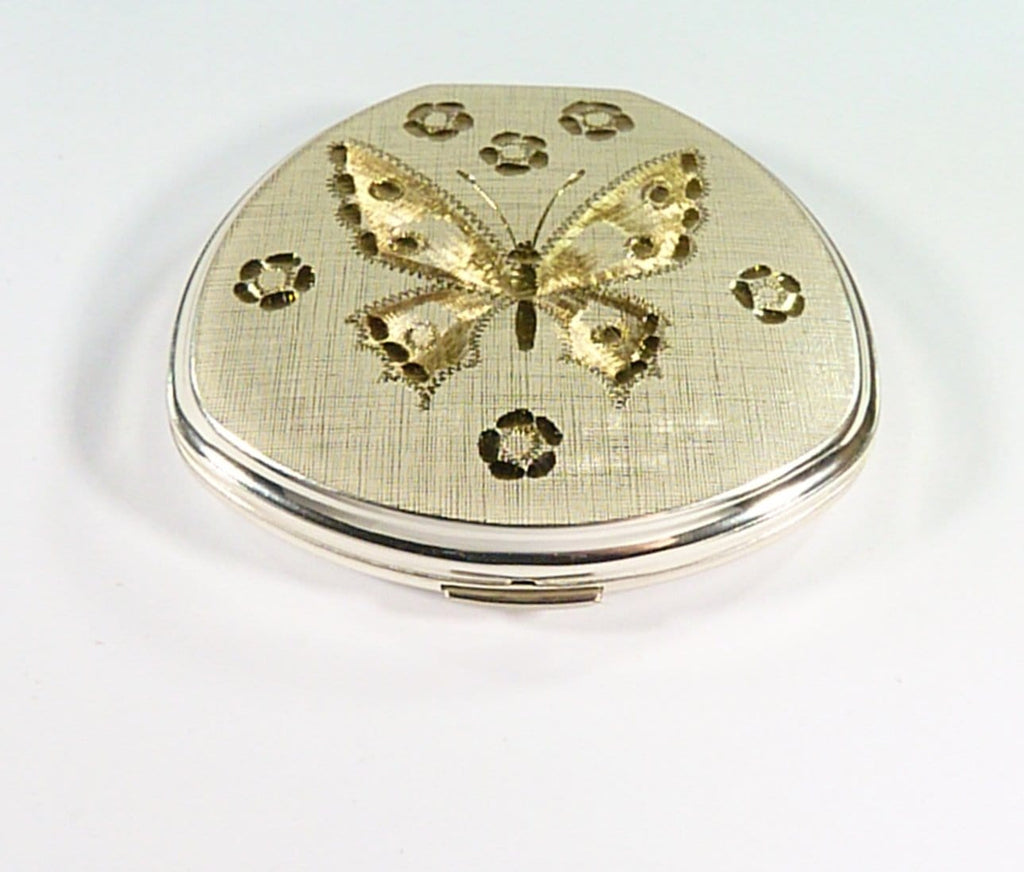 Stratton Compact Refillable Vintage Powder Compact