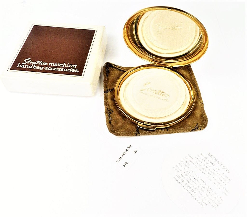 Unused Stratton Compact Case With Mirror