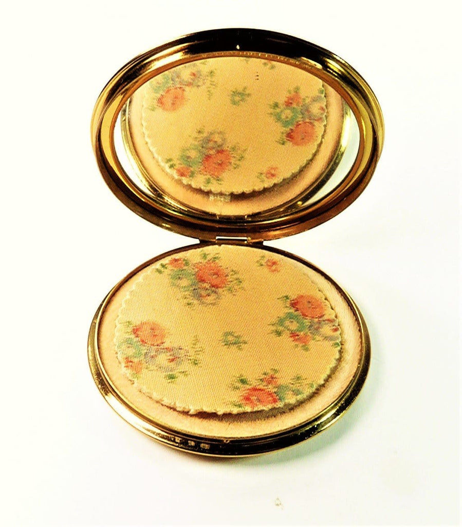 Unused Vintage Makeup Compact With Original Puff And Sifter