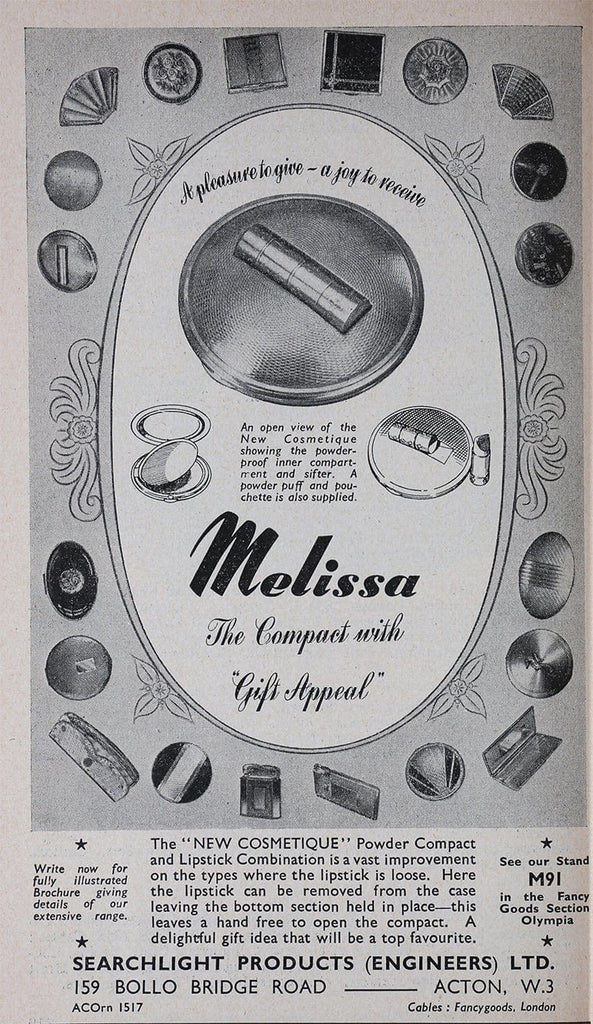 Melissa Compact Vintage Advertisement