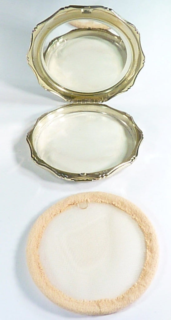 Vintage Compact Case For Loose & Compressed Powder