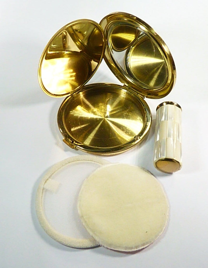 Vintage Compact Case For Loose Face Powder