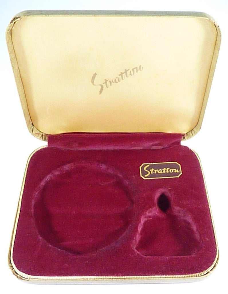 Vintage Powder Compact And Perfume Bottle