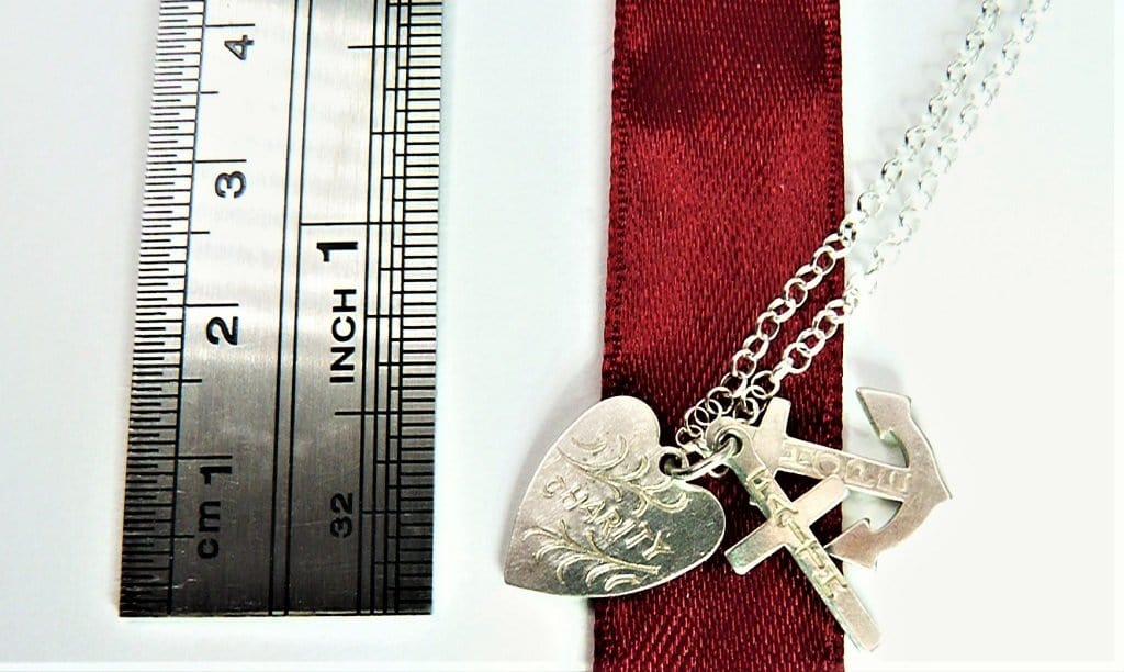 Vintage Religious Silver Necklace