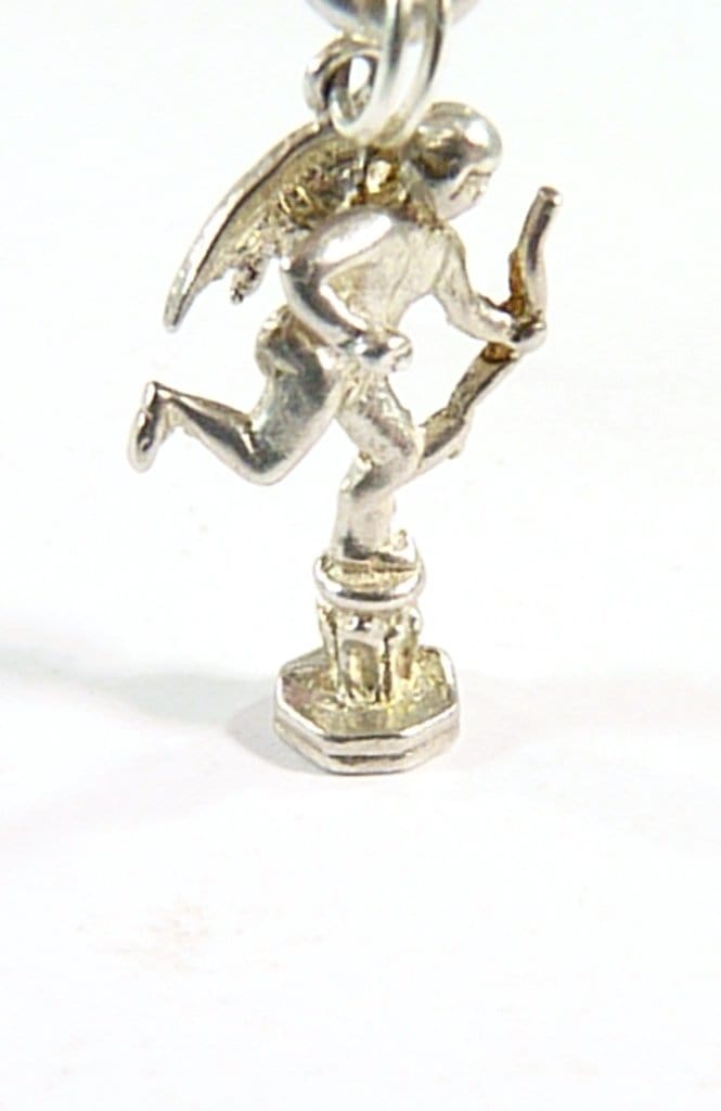 Vintage Sterling Silver Cupid Charm