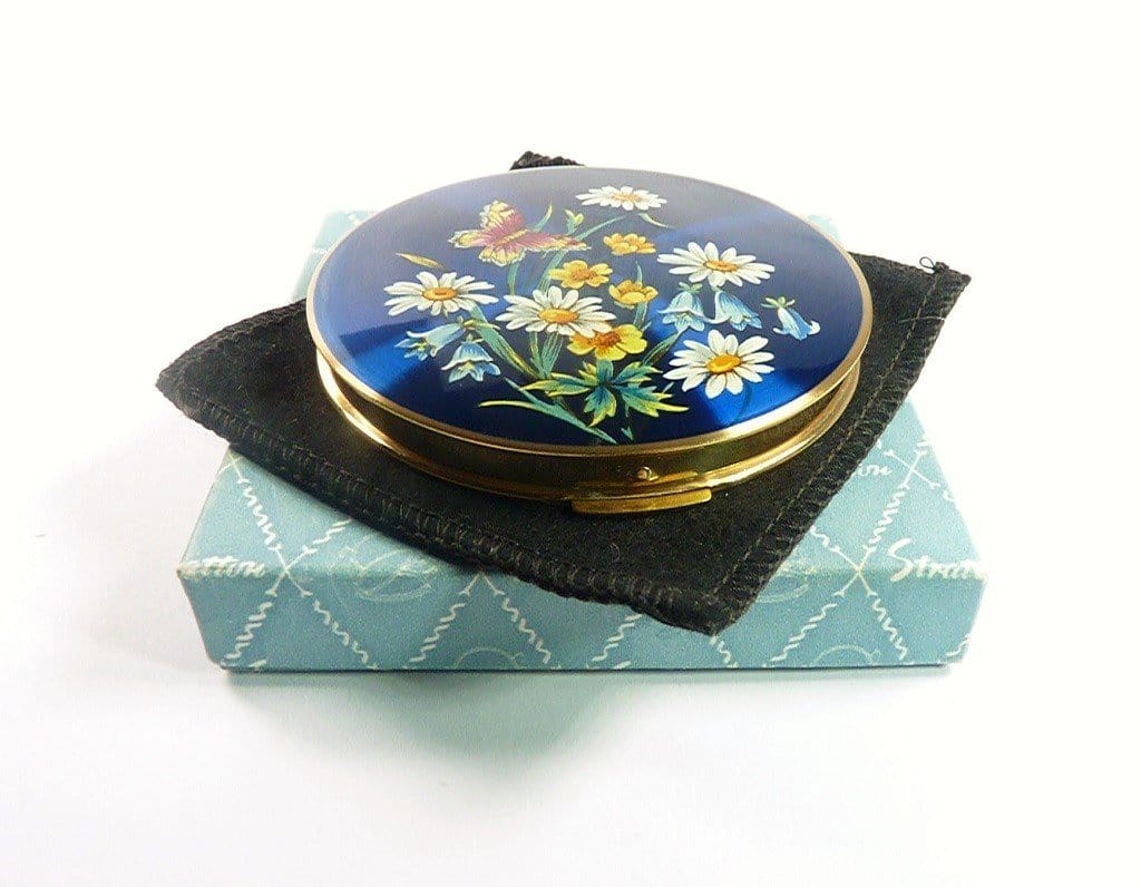 Vintage Stratton Butterfly Powder Compact