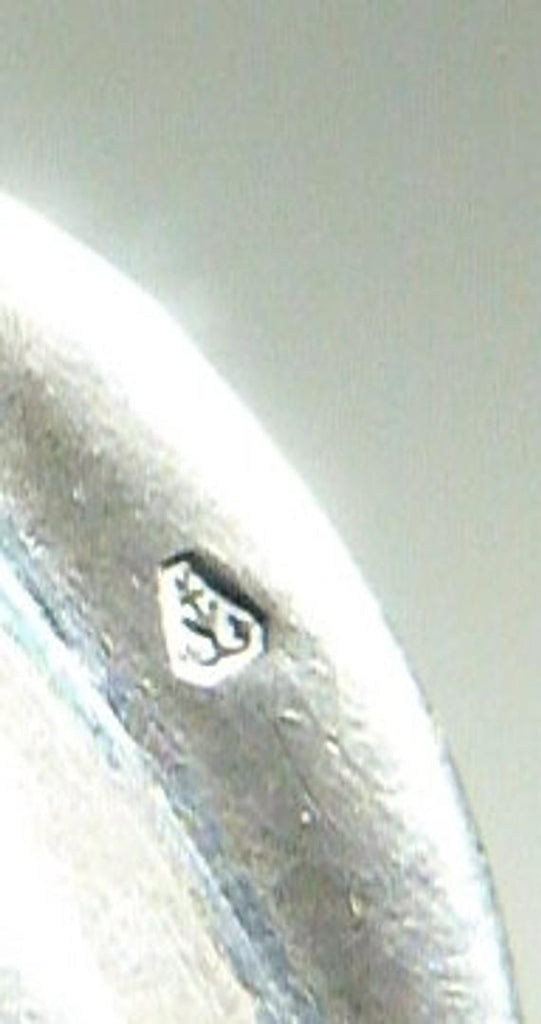 hallmarked silver compact mirror for women