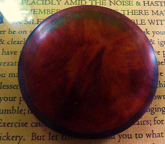 Vintage Petite Point & Celluloid Powder Compact 1930s old compacts antique compact mirrors gifts for her - The Vintage Compact Shop