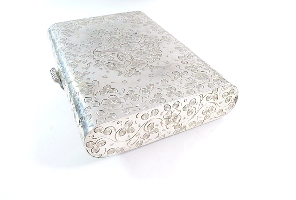 luxury silver clutch bag solid silver