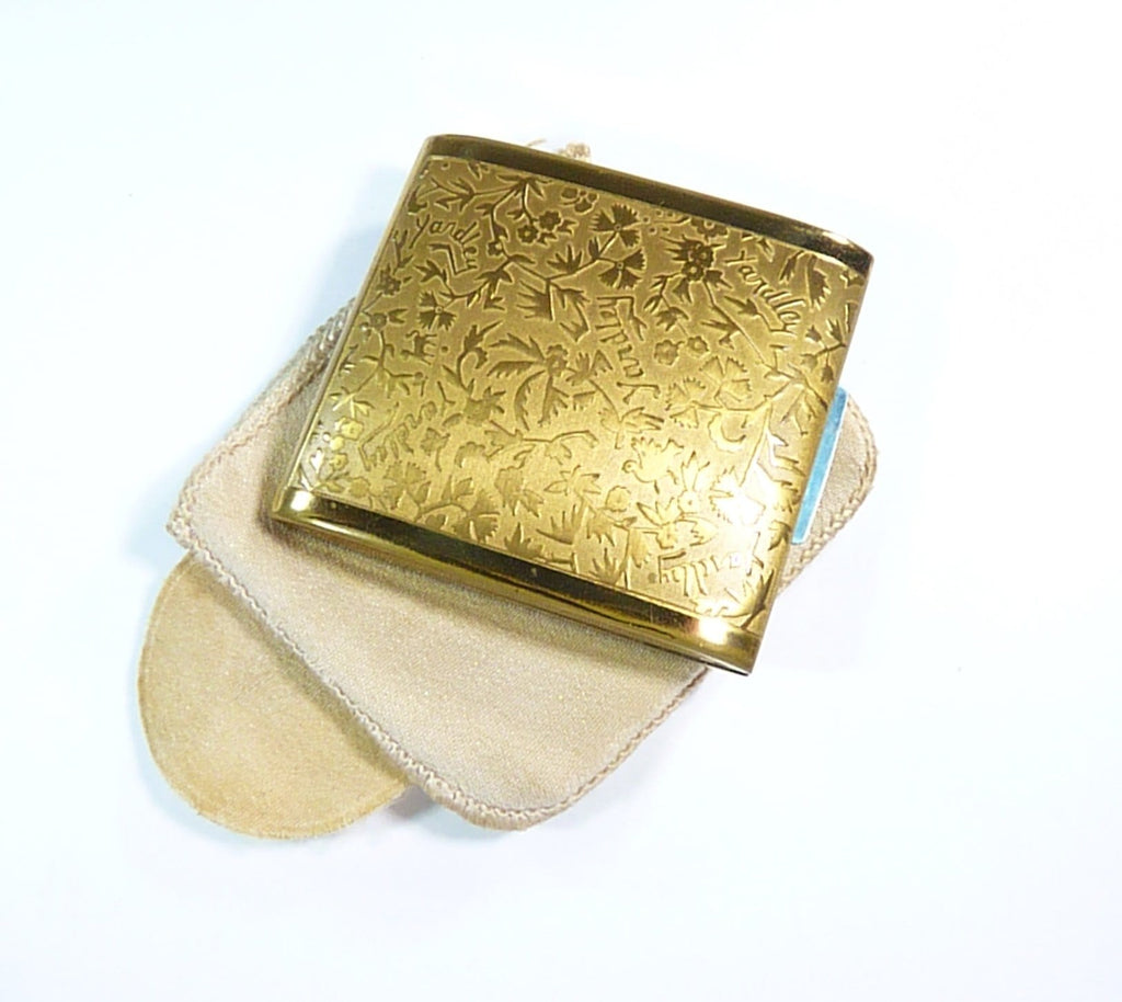 refillable loose compact case with mirror