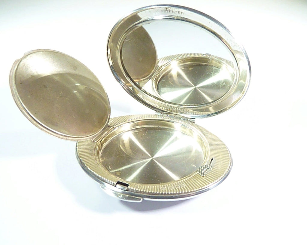 solid silver compact mirrors