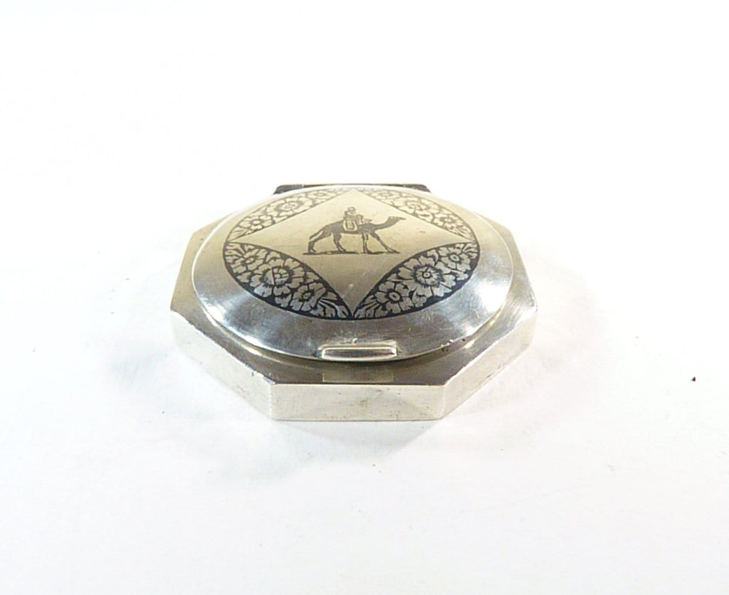 solid silver compact mirror uk seller