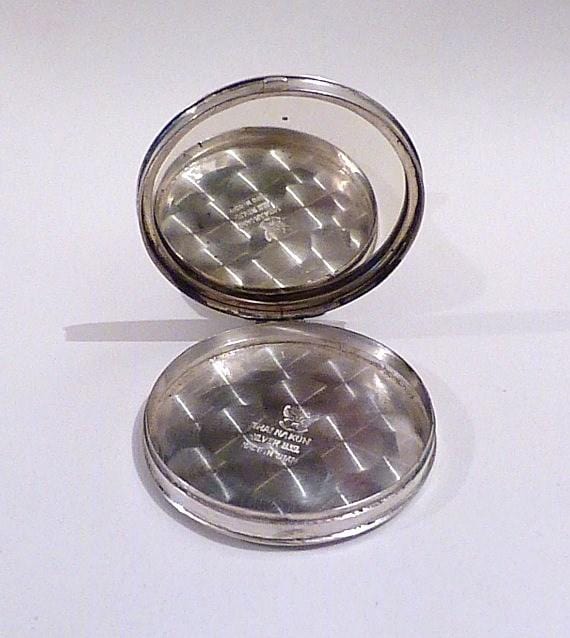solid silver compact mirrors