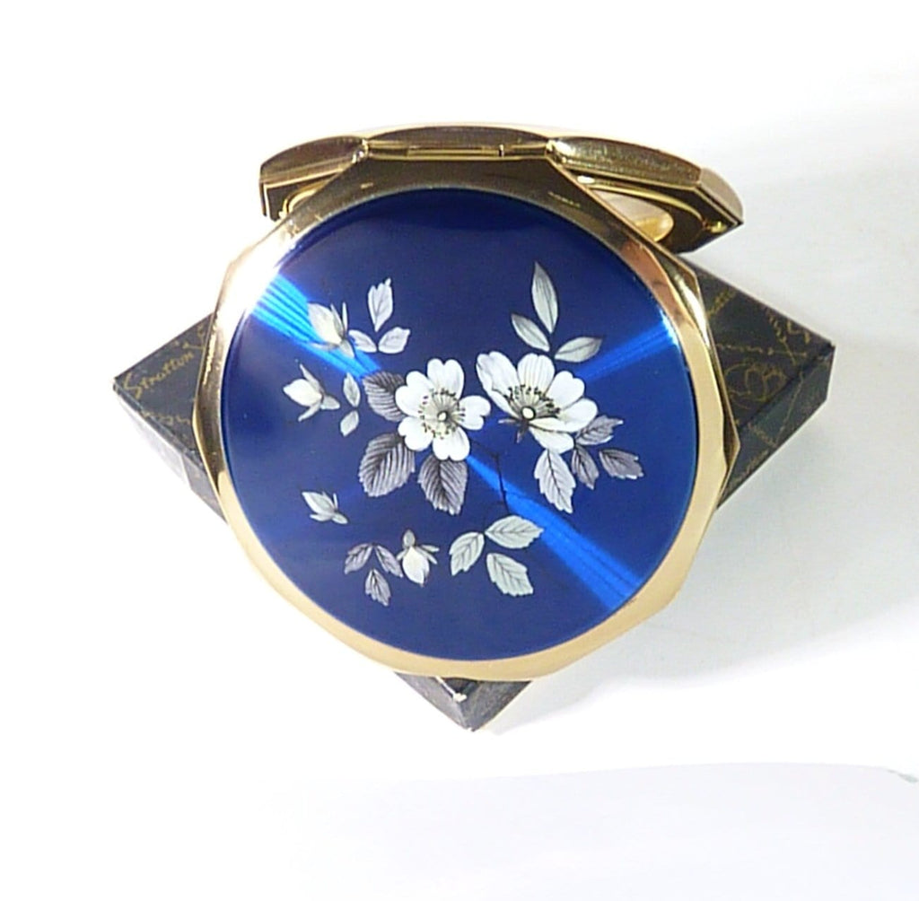 something blue bridal gift Stratton compact mirror